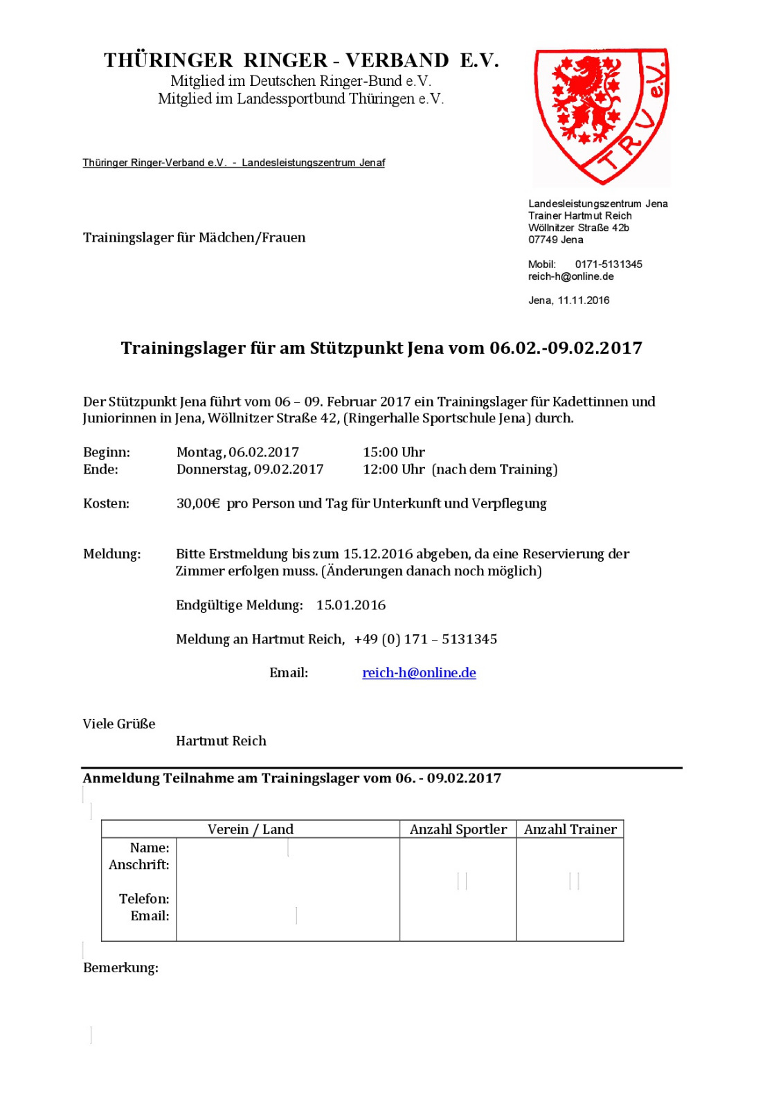 TiT – Training in Thüringen 2017